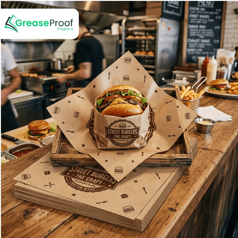 Custom Burger Paper
